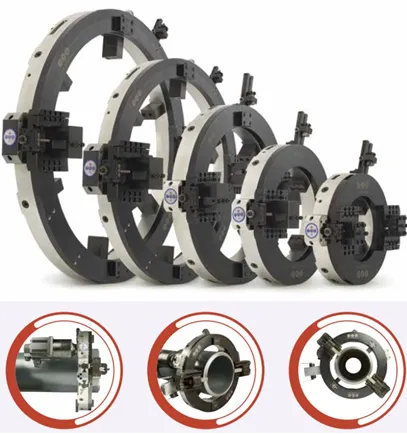 TAG Split Frame Clamshell Cold Cutting and Bevelling - 48 to 120"