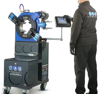 TAG E-Z Fab Pipe Cold Cutting and Bevelling Machine
