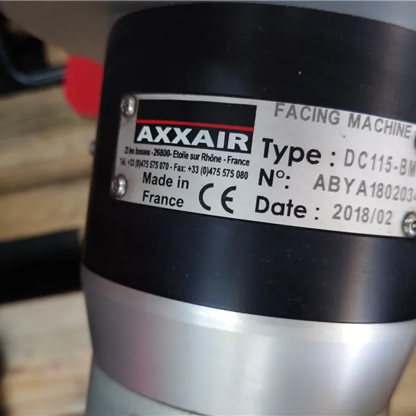 Axxair DC115-BM/AM1 Orbital Facing Machine, Dia ø12 - ø115mm - As New