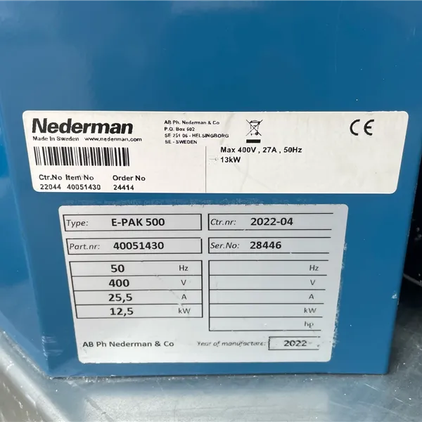 Nederman E-PAK 500 Industrial Fume & Vacuum Unit