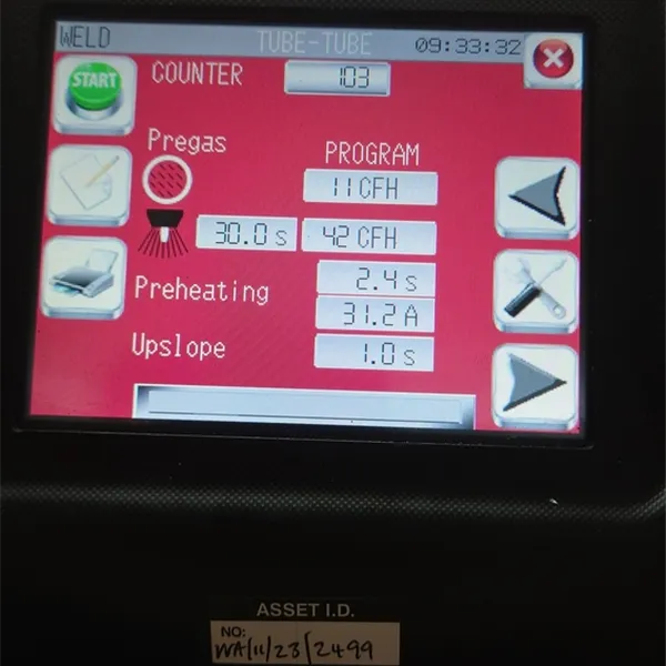 Axxair SAXX-200 Orbital Welder - Compatible with Other Weld Heads