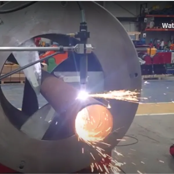 PPE Through Hole Welding Positioner with Dual 3 Jaw Chuck - 3000kg