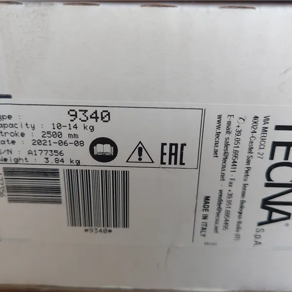 Tecna Balancer Suit Suspended Spot Welders 9368B 9340