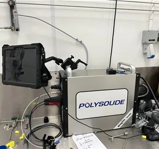 Polysoude P3 Orbital welder with UHP 625 enclosed Weld Head 