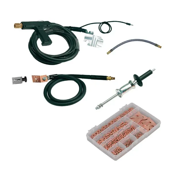 Car Body Pulling Kit w/ Sliding Dent Pulling Hammer for PEI and Tecna 