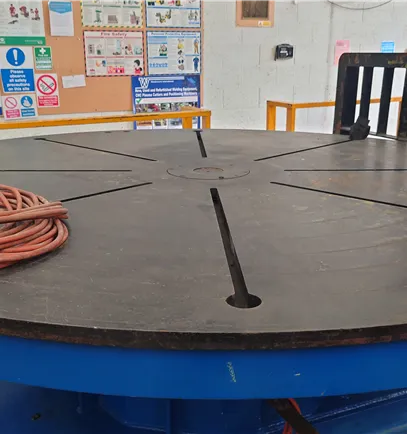 Turn Table Horizontal 15,000kg - Last Used for Cladding