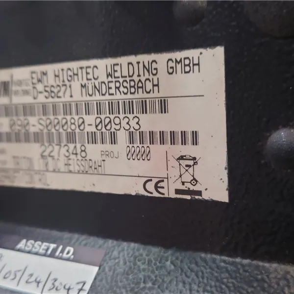 EWM Triton 170 TIG Welder hot wire only 