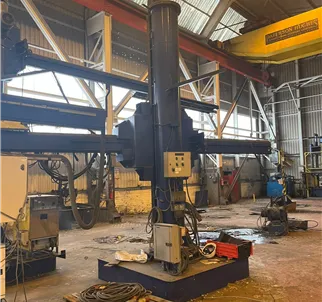 Bode Column and Boom welder, Overall Sizes 5.2m x 5.5m - Boom