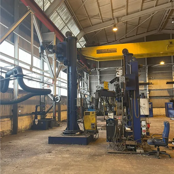 Bode Column and Boom welder, Overall Sizes 5.2m x 5.5m - Boom