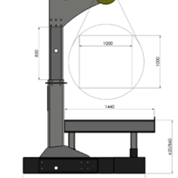 New West Slinger Beam Rotator for Heavy Steel Structures 4000Kg
