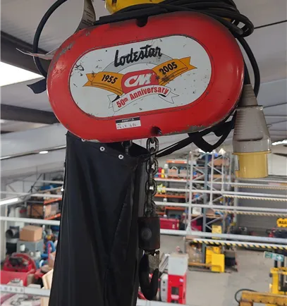 Lodestar 1000kg Crane Chain Hoist with Pendant Control, 110 Volts