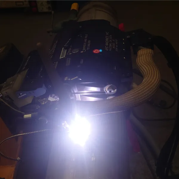 AMI M15 with AMI 227 Orbital TIG welder, water cooled