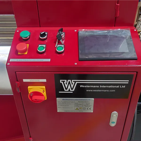 New West 1,000mm Longitudinal Roll Planisher