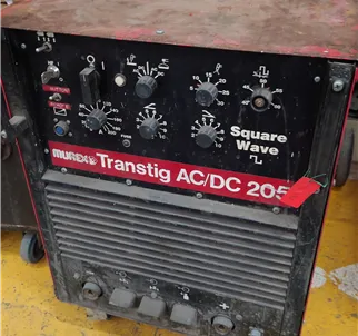 Murex 205/200 ACDC Squarewave TIG Welder 240/380/415 single phase