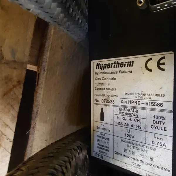 Hypertherm HPR400 Edge Pro Control Plasma Breaking for spares 