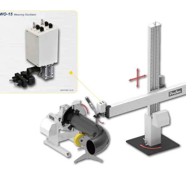 ProArc Column for Welding Elbows with 500kg or 1,000kg Positioner