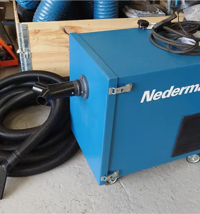 Nederman Mobile Fume Eliminator 24/7 1.5kw Extraction with cleaning