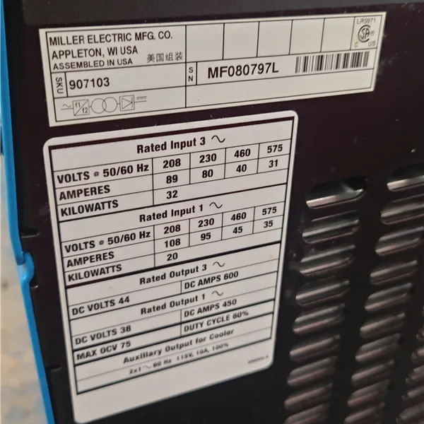 Miller Maxstar 700 amp DC TIG welder - unused and boxed