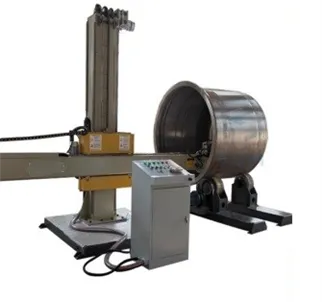 Polishing and Grinding for Horizontal Tanks with Buffing/Grinding Head