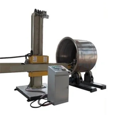 Polishing and Grinding for Horizontal Tanks with Buffing/Grinding Head