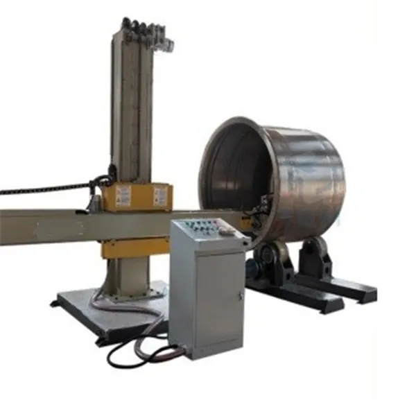 Polishing and Grinding for Horizontal Tanks with Buffing/Grinding Head