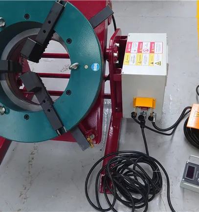 300kg Positioner with 305mm Centre Thru Hole & 600mm Clamping Chuck