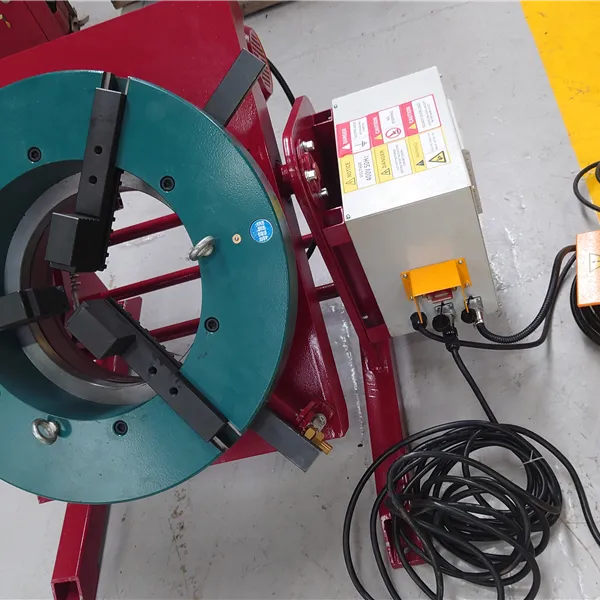 300kg Positioner with 305mm Centre Thru Hole & 600mm Clamping Chuck