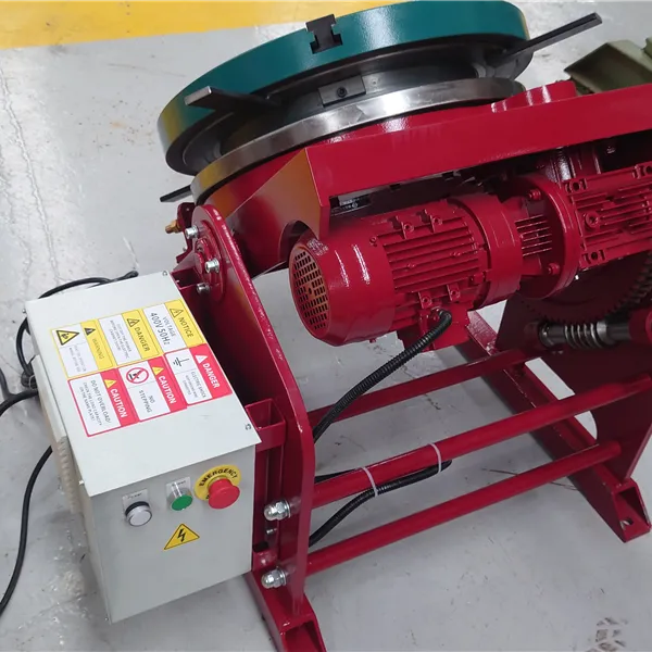 300kg Positioner with 305mm Centre Thru Hole & 600mm Clamping Chuck