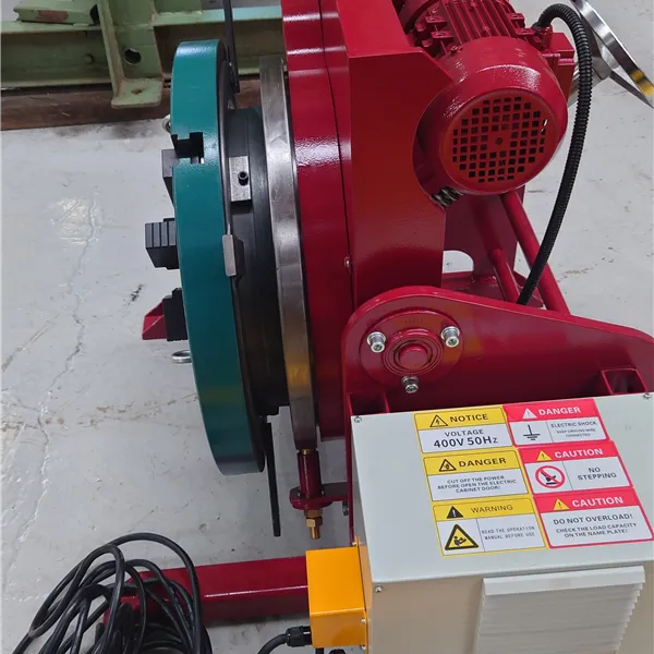 300kg Positioner with 305mm Centre Thru Hole & 600mm Clamping Chuck