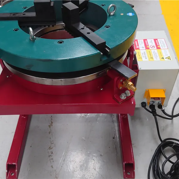 300kg Positioner with 305mm Centre Thru Hole & 600mm Clamping Chuck