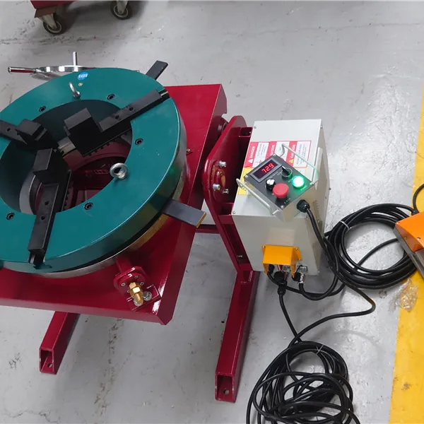 300kg Positioner with 305mm Centre Thru Hole & 600mm Clamping Chuck