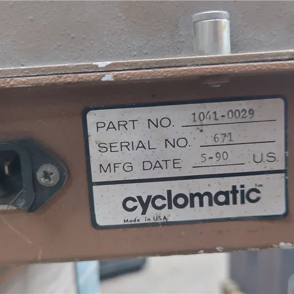 Cyclomatic avc-3 arc control unit 1041-0029