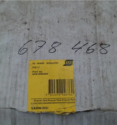 ESAB 678468 PAK 17 0481995880 678454