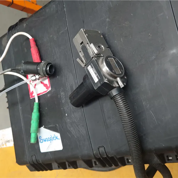 Swagelok M200 Orbital welder + Series 5 head + fixture block