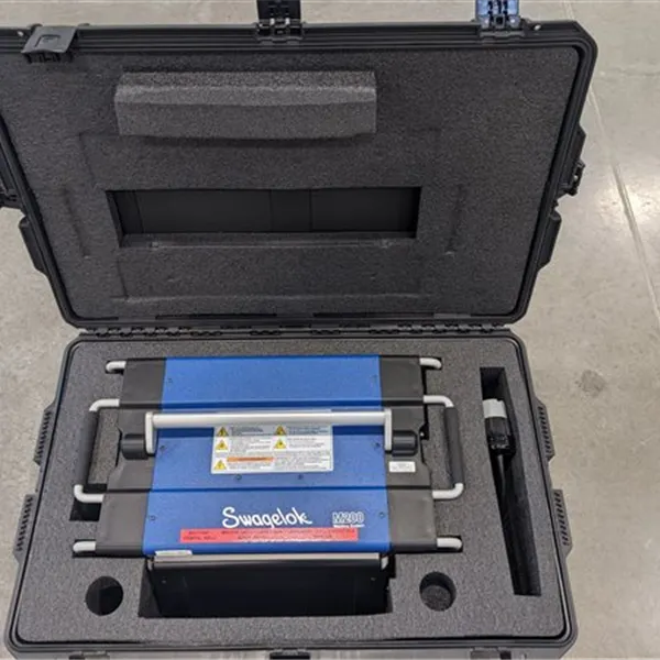 Swagelok M200 Orbital welder + Series 5 head + fixture block