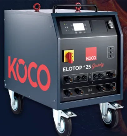 Koco ELOTOP Grizzly Drawn Arc Stud Welder - For Shear Studs, Dual Gun 