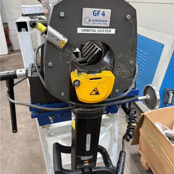 Orbitalum GF4 MVM Pipe Cutting and Bevelling with Pipe Feeder 