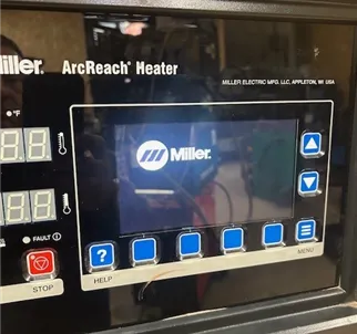 Miller ArcReach pre heat Induction Heating System, air-cooled