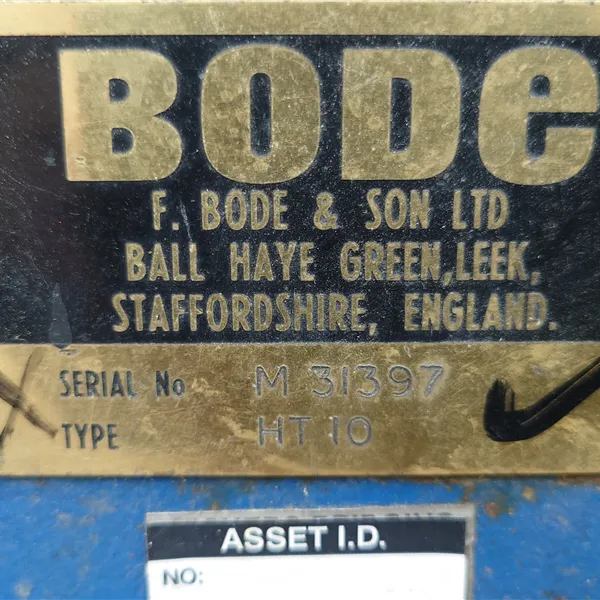Bode HT10 Head and tail stock 1000kg manual turn over