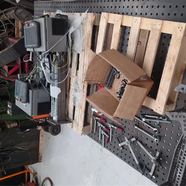 Universal UR10e Cobot welder with ESAB Aristo 500ix MIG set up