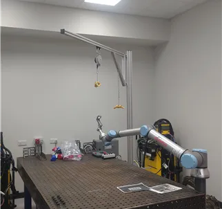 Universal UR10e Cobot welder with ESAB Aristo 500ix MIG set up
