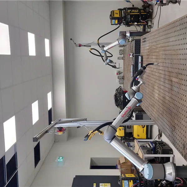 Universal UR10e Cobot welder with ESAB Aristo 500ix MIG set up