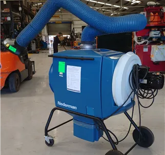 Nederman 12m Filterbox Fume Extractor Used but AS NEW