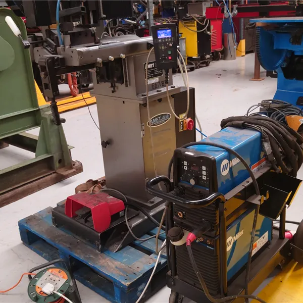 AMET Precision Seam Welder with Miller TIG - last used for bellows