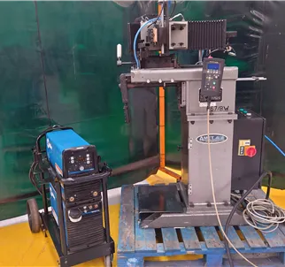 AMET Precision Seam Welder with Miller TIG - last used for bellows 