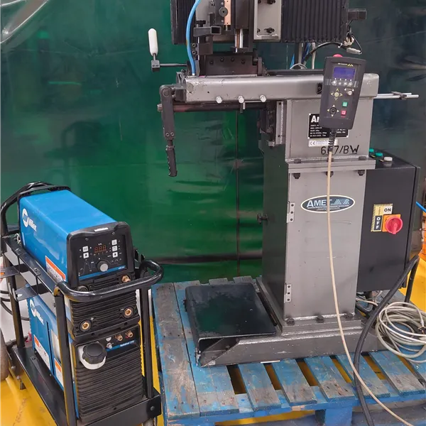 AMET Precision Seam Welder with Miller TIG - last used for bellows 