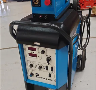 SAF Optipuls 380i w Synergic MIG welder, water cooled 