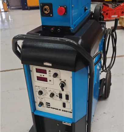 SAF Optipuls 380i w Synergic MIG welder, water cooled 