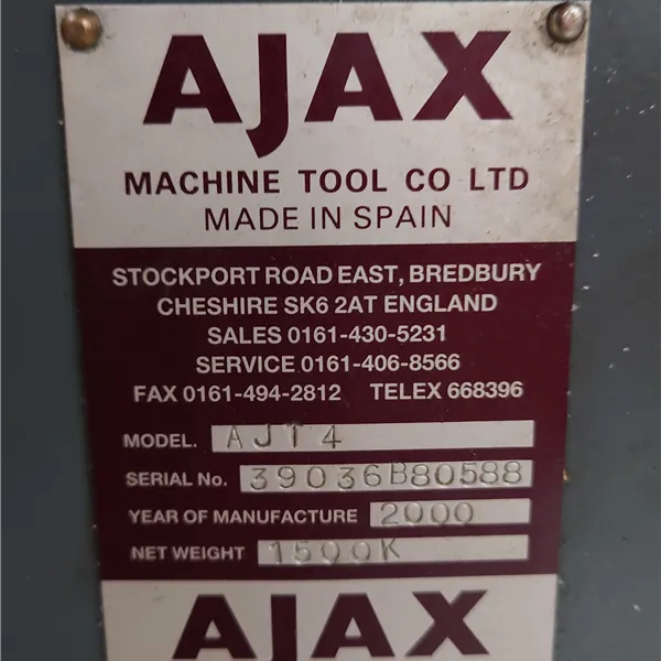 Ajax Vertical Turret Milling Machine