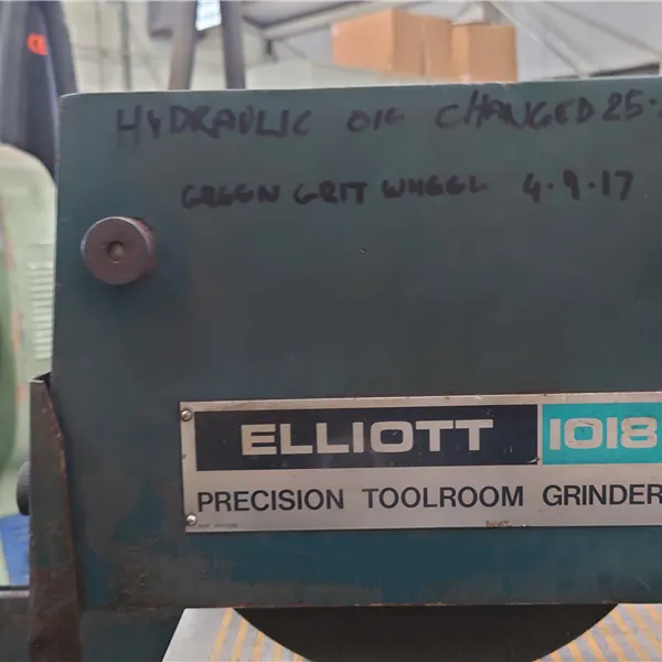 Elliott Precision Tool Room Grinder